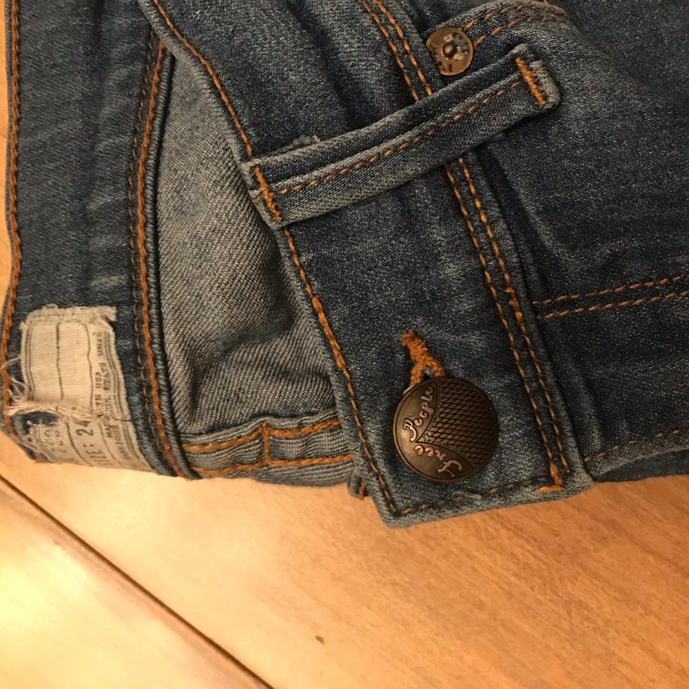 Free People Skinny Jeans Size 24 - Picture 6 of 6